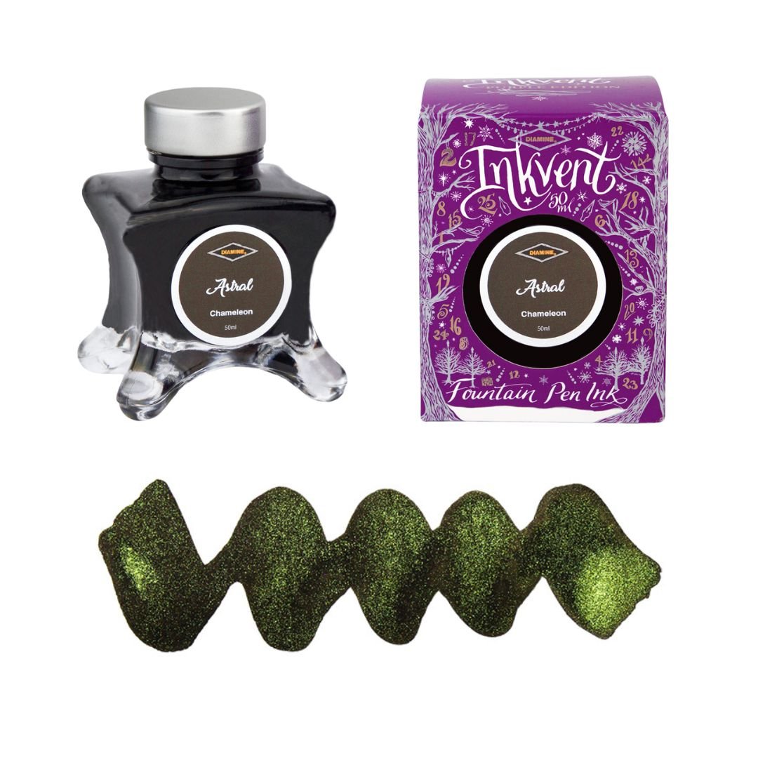 Diamine 50ml Fountain Pen Ink Purple Inkvent Edition - Diamine - Fountain Pen Inks - Under the Rowan Trees