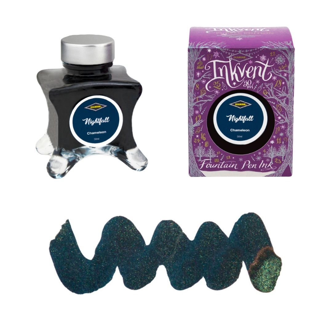 Diamine 50ml Fountain Pen Ink Purple Inkvent Edition - Diamine - Fountain Pen Inks - Under the Rowan Trees