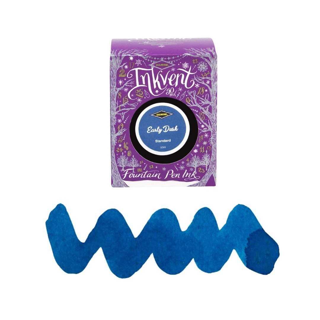 Diamine 50ml Fountain Pen Ink - Purple Inkvent Edition - Early Dusk