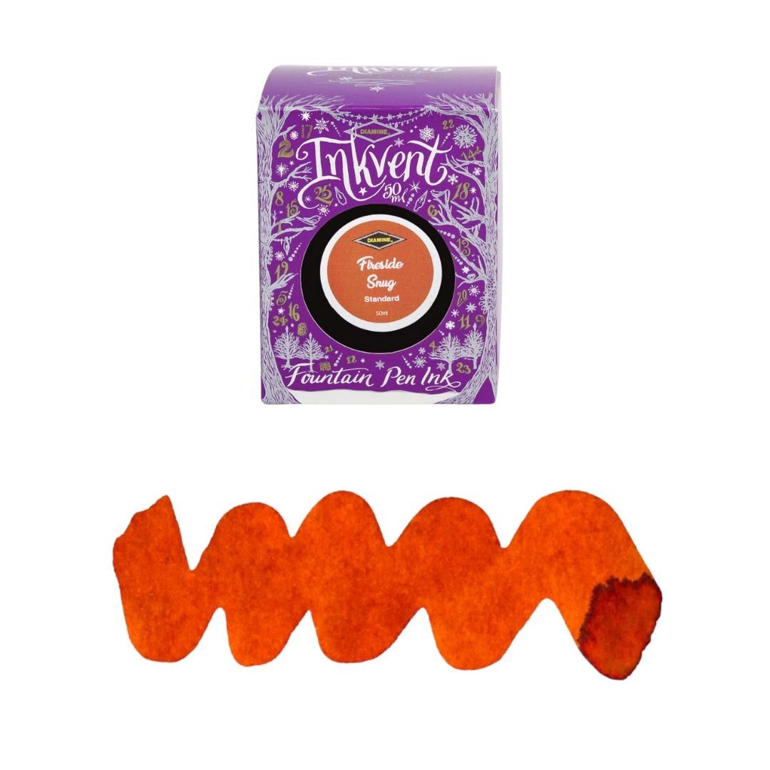 Diamine 50ml Fountain Pen Ink - Purple Inkvent Edition - Fireside Snug