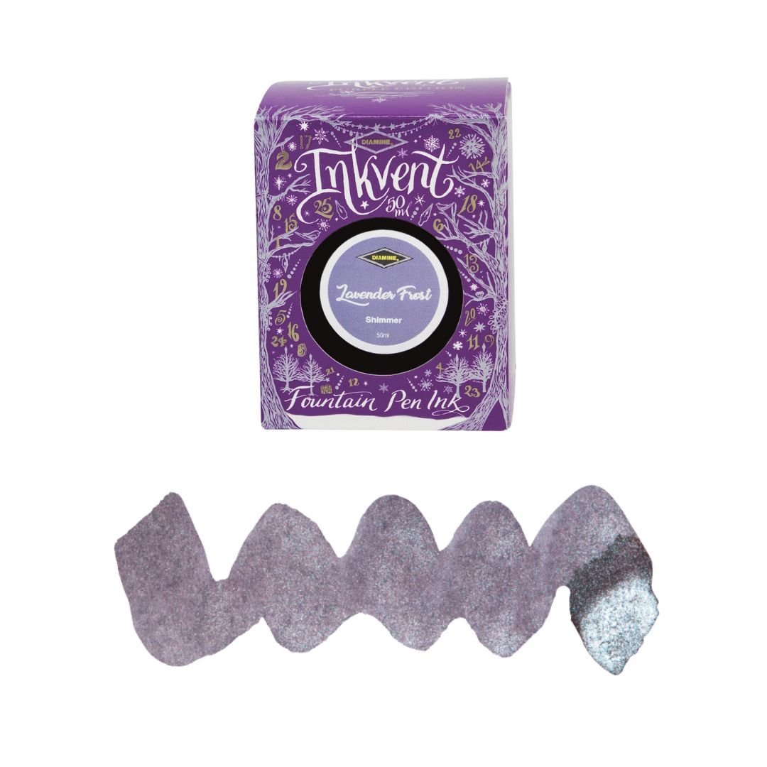 Diamine 50ml Fountain Pen Ink - Purple Inkvent Edition - Lavender Frost
