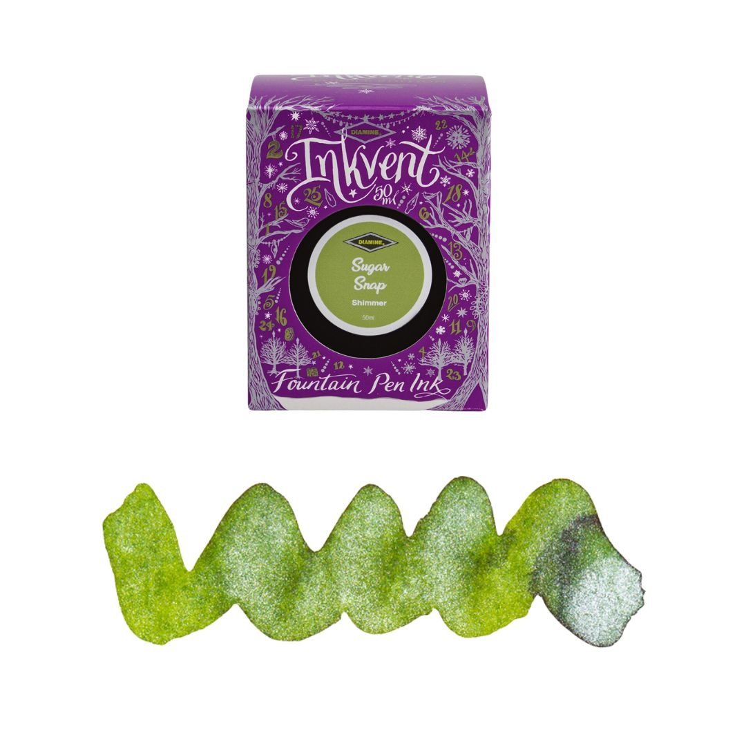 Diamine 50ml Fountain Pen Ink - Purple Inkvent Edition - Sugar Snap