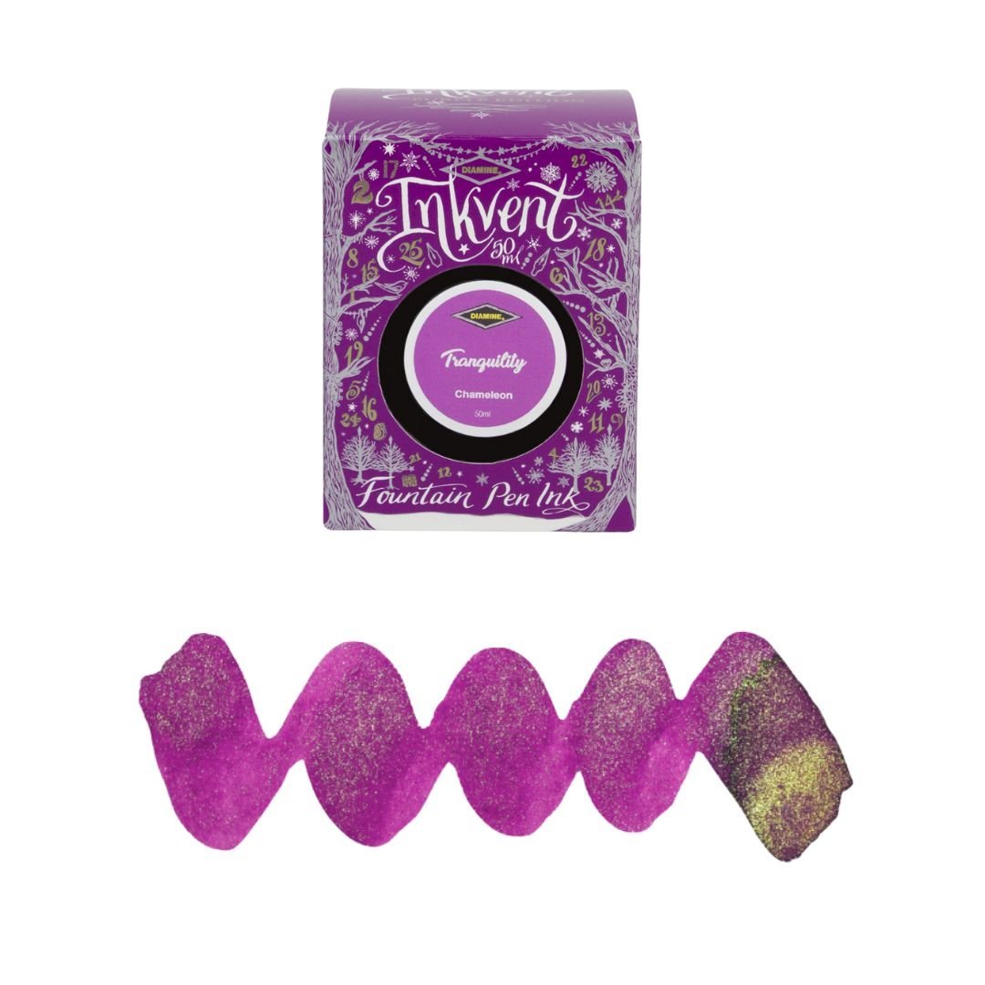 Diamine 50ml Fountain Pen Ink - Purple Inkvent Edition - Tranquility