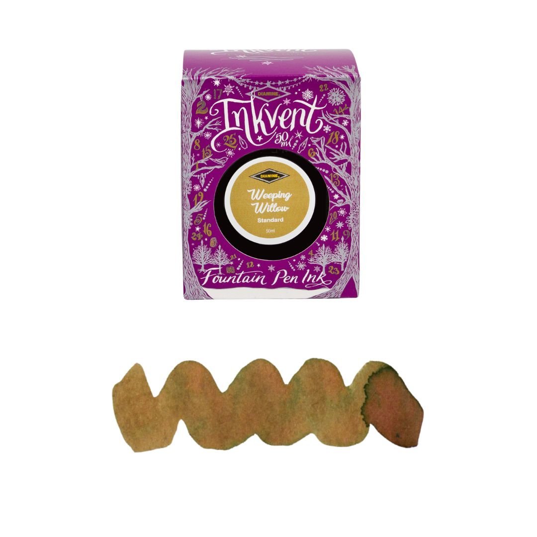Diamine 50ml Fountain Pen Ink - Purple Inkvent Edition - Weeping Willow