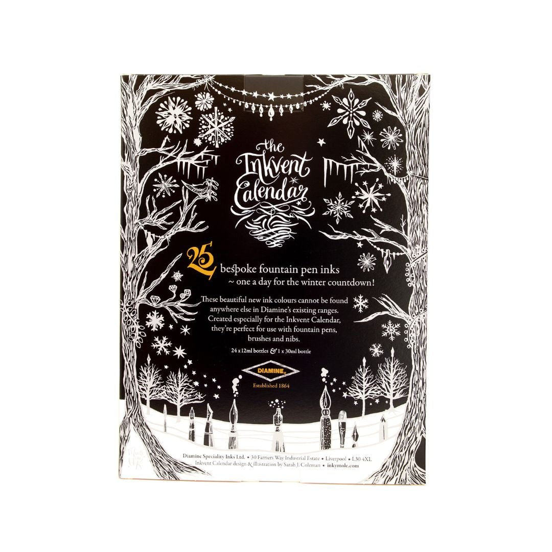 Diamine Ink - Vent Calendar 2024 Black Edition - Diamine - Under the Rowan Trees