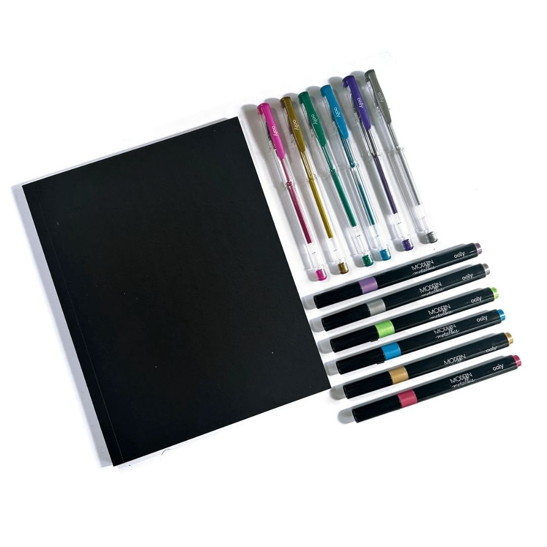 DIY Sketchbook Kit Modern Metallics - Ooly - Ooly