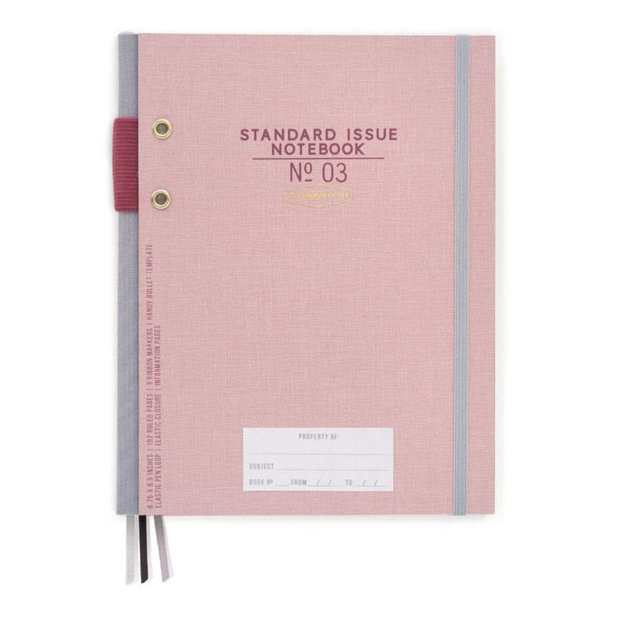 Dusy Pink Standard Issue Planner Notebook - Designworks Collective - Under the Rowan Trees