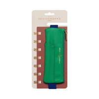 Elasticated Pen Pouch Green & Navy - Designworks Collective - Under the Rowan Trees