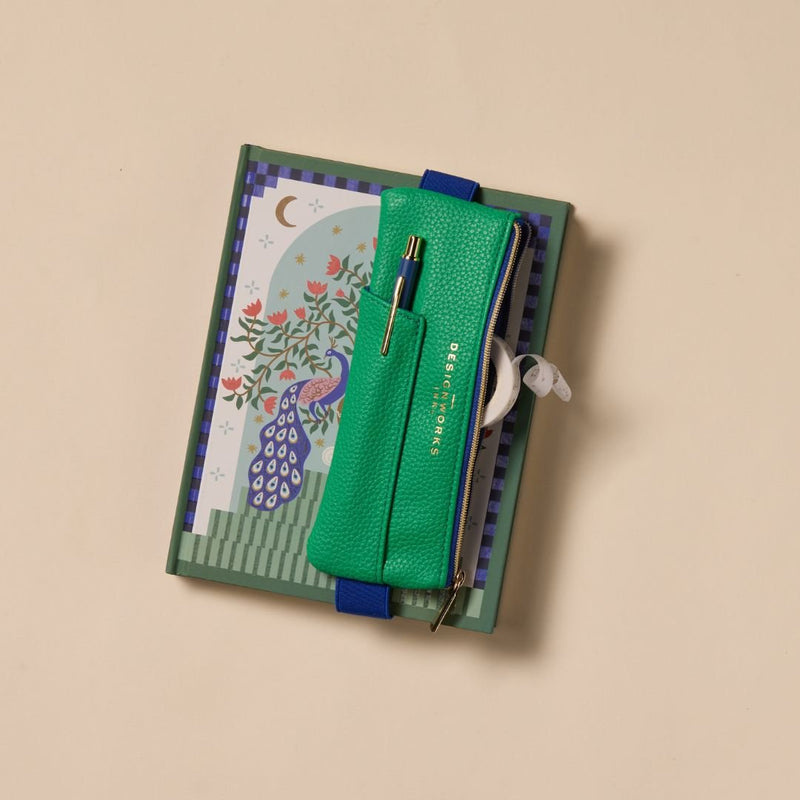 Elasticated Pen Pouch - Notebook Pencil Case-Pencil Cases-Designworks Collective-Cream