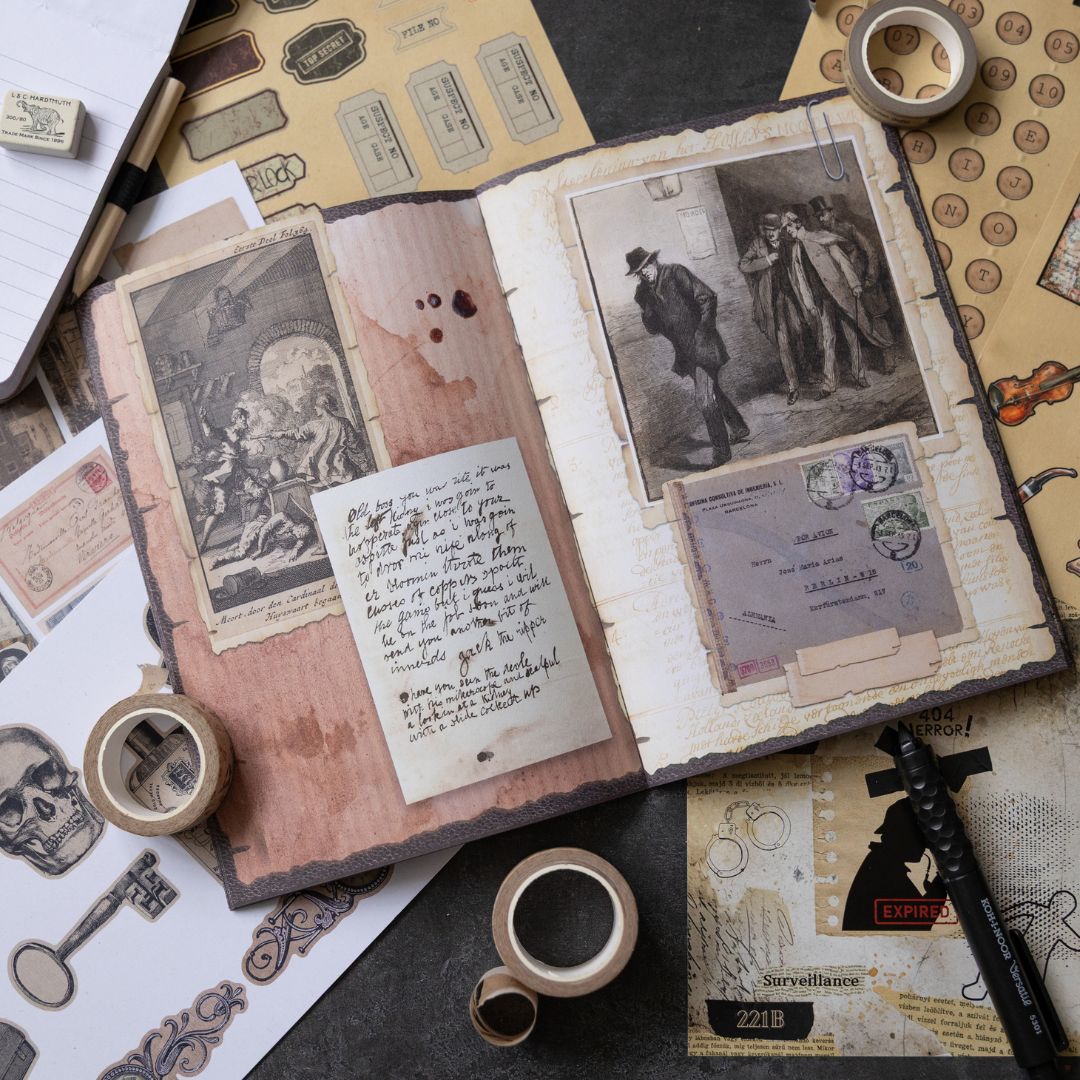 Elementary Scrapbook Booklet Junk Journal - Under the Rowan Trees