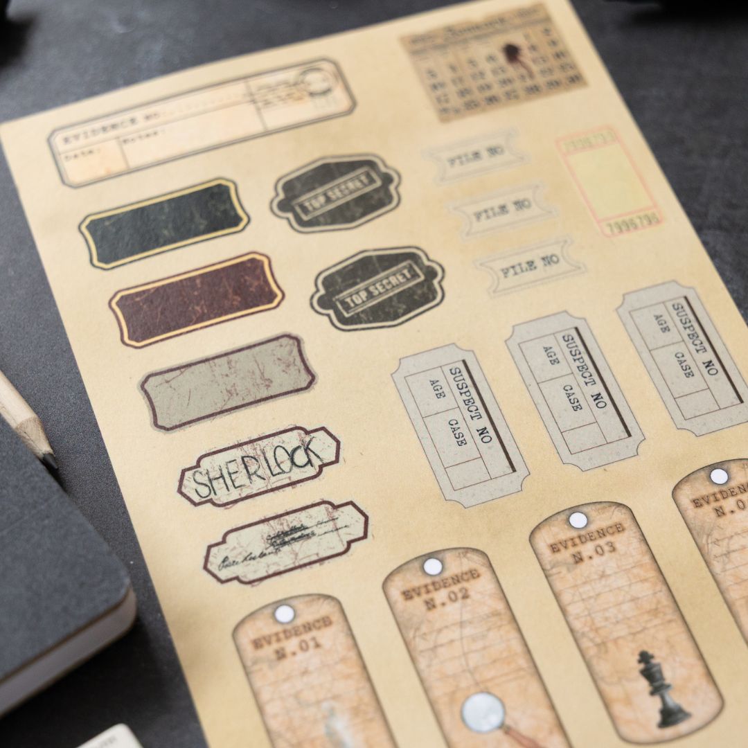 Elementary Sticker Sheets - Evidence - Under the Rowan Trees