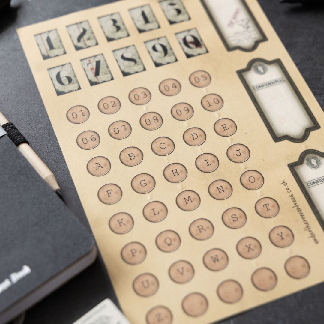 Elementary Sticker Sheets - Num/Let - Under the Rowan Trees