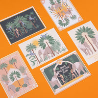 Elephant Postcards - Set of 6 - 