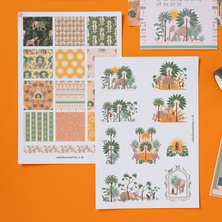 Elephant Sticker Sheets - Elephants