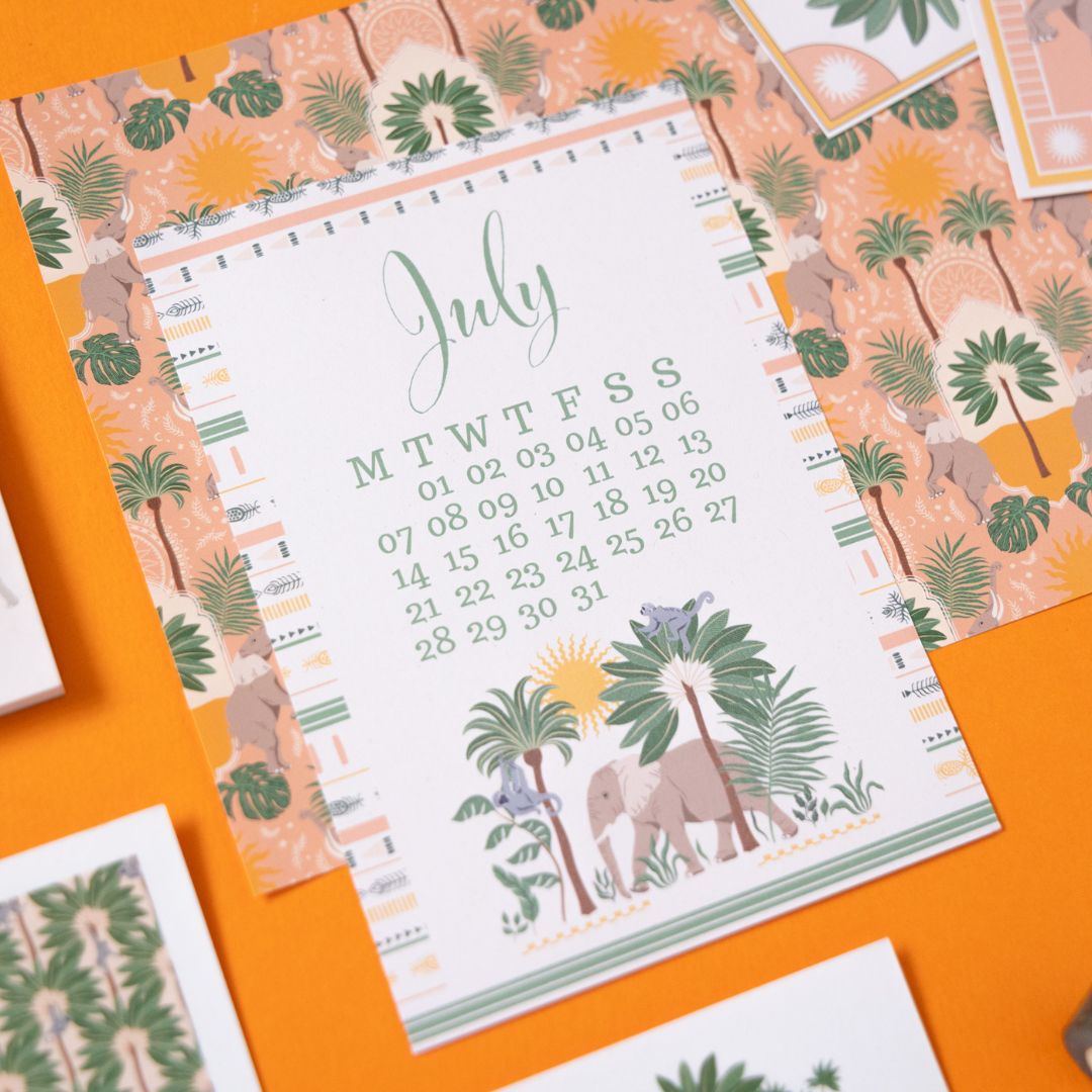 Elephants Stationery Gift Box - 