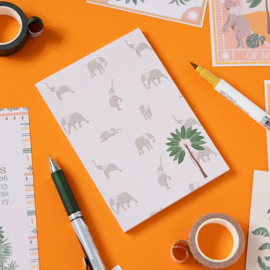 Elephants Stationery Gift Box - 