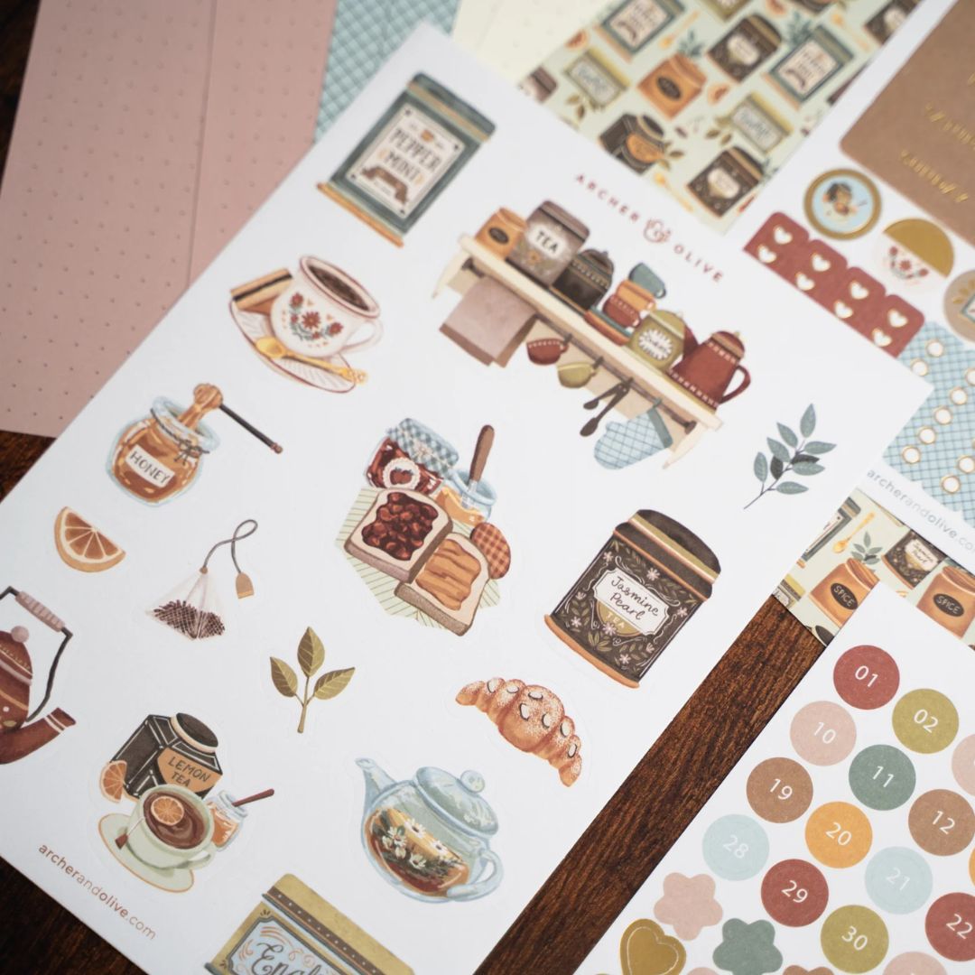 Endless Possibili - teas Monthly Planner Kit Archer & Olive - Archer & Olive