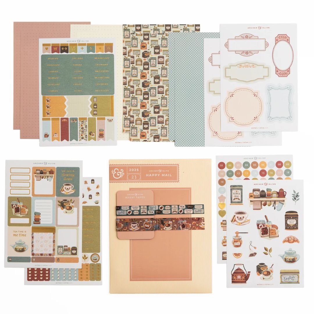 Endless Possibili - teas Monthly Planner Kit Archer & Olive - Archer & Olive