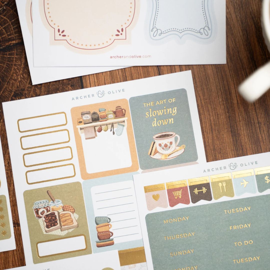 Endless Possibili - teas Monthly Planner Kit Archer & Olive - Archer & Olive