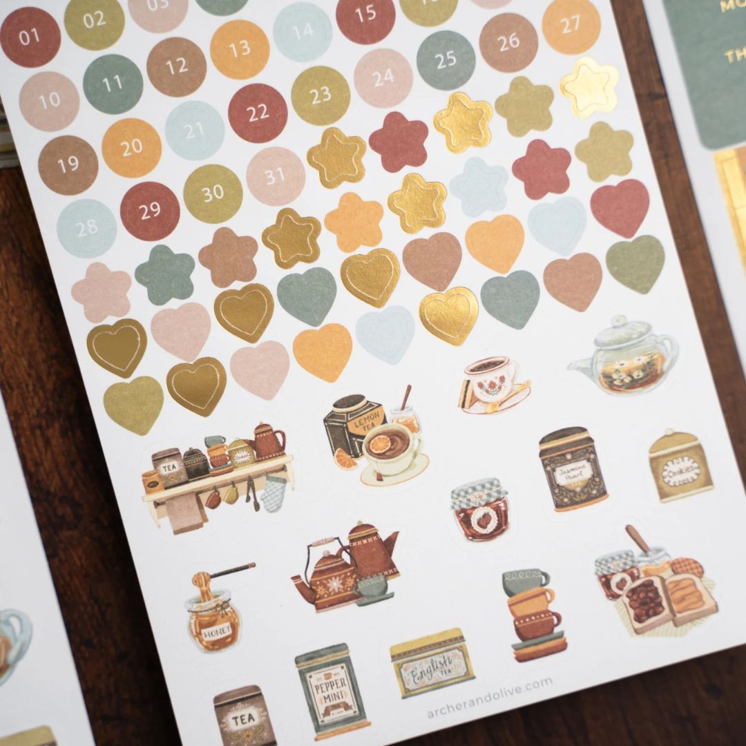 Endless Possibili - teas Monthly Planner Kit Archer & Olive - Archer & Olive