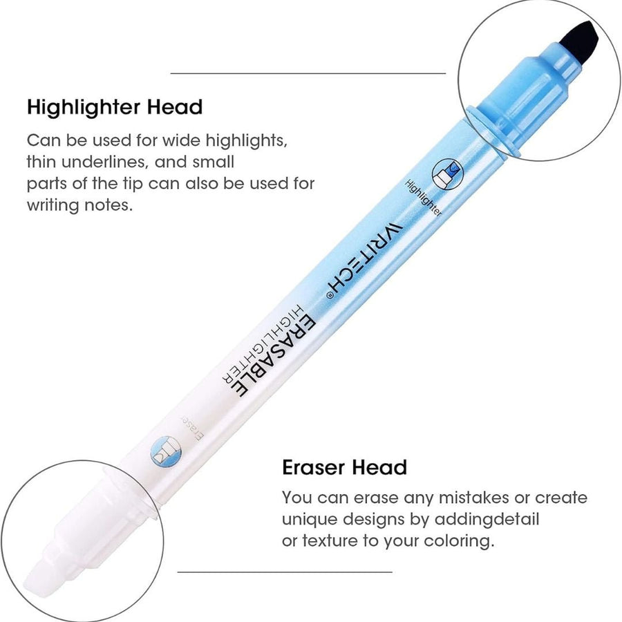 Erasable Highlighters - Writech- Highlighter and eraser tips