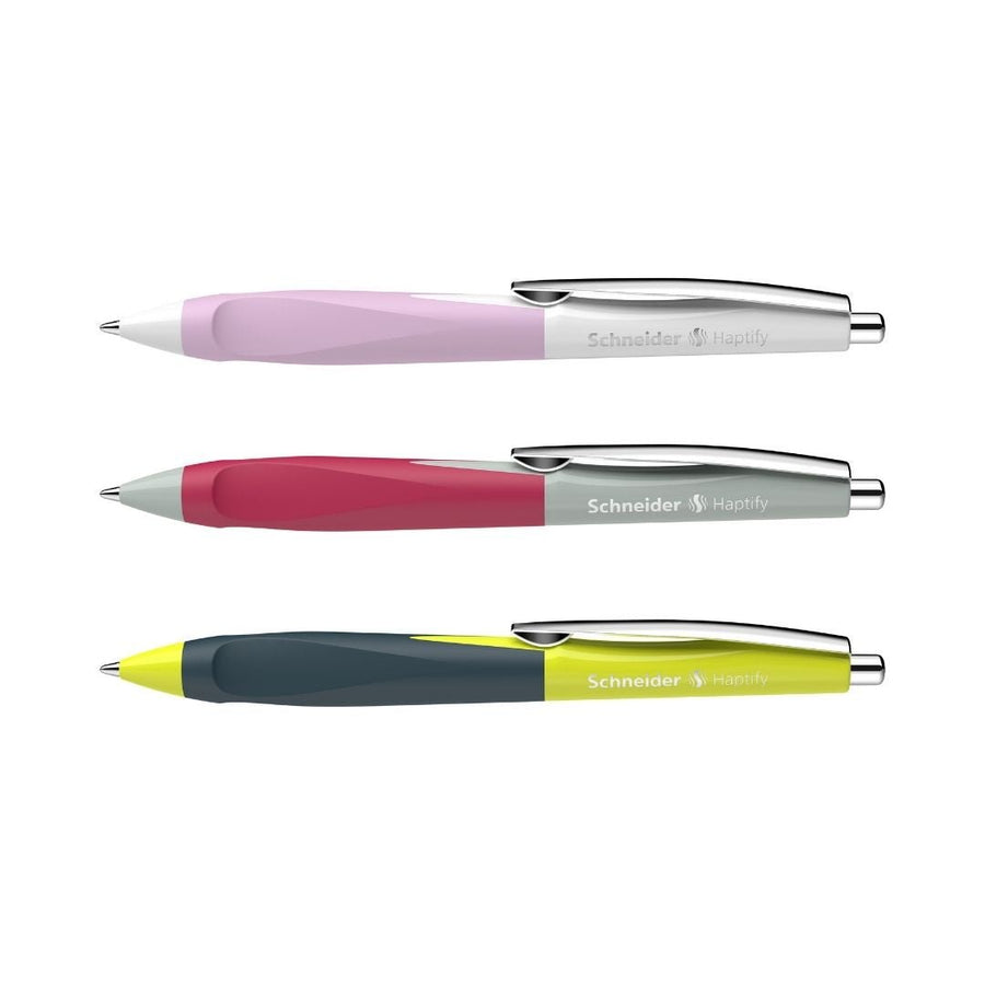 Ergonomic Writing Pen Haptify - White Lilac - Schneider