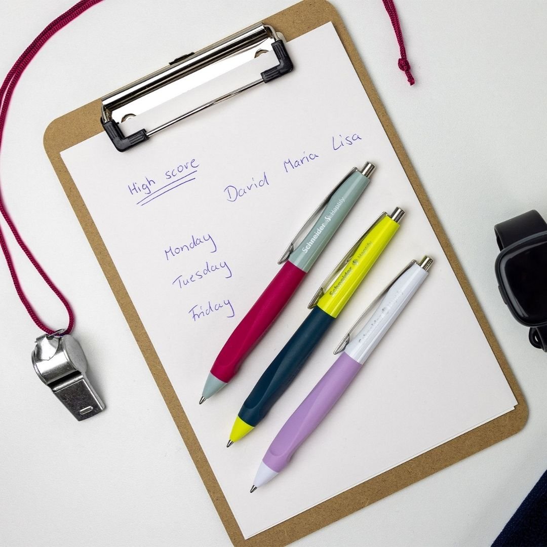 Ergonomic Writing Pen Haptify - White Lilac - Schneider