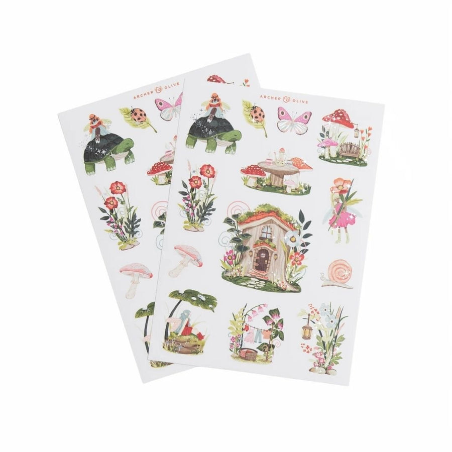 Fairy House Sticker Set - Archer & Olive