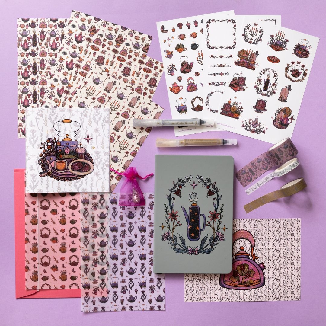 Fairy Tea Party Stationery Gift Box - Under the Rowan Trees