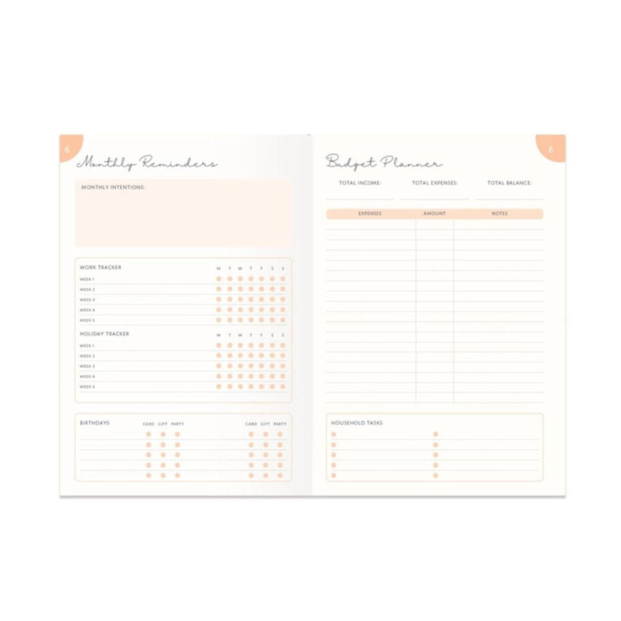 Family Moments Guided Organiser Planner - Portico Designs