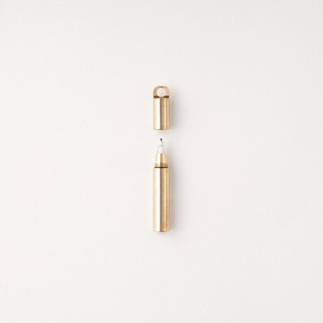 Field Mouse Tiny Refillable Pen - Tom's Studio - Brass - Tom's Studio