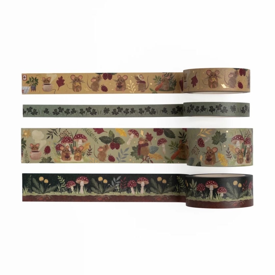 Field Mouse Washi Tape Set - Archer & Olive