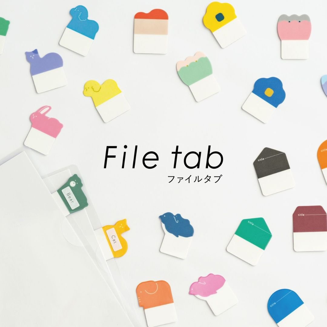 Rowan Tab File Tabs - Kanmido Japanese Stationery