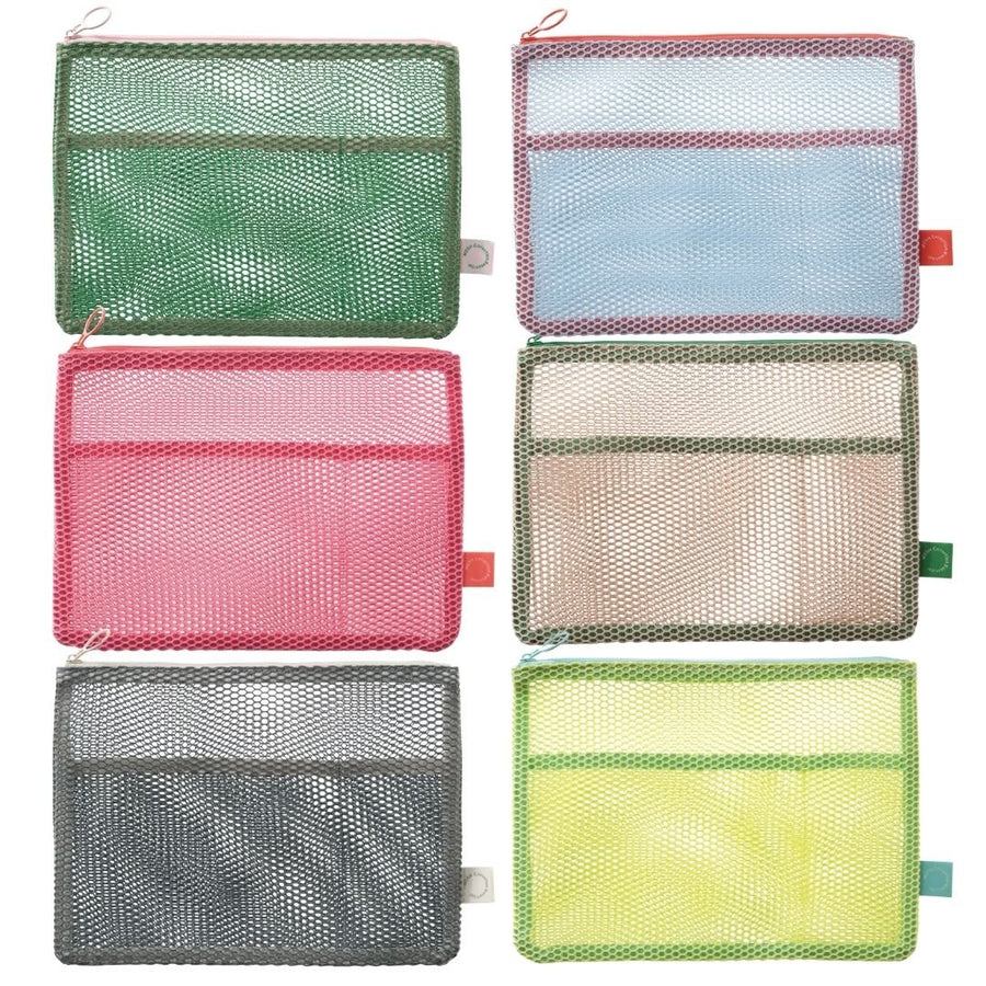 Flat A5 Mesh Pouch - Sand Beige - Mark's Inc.