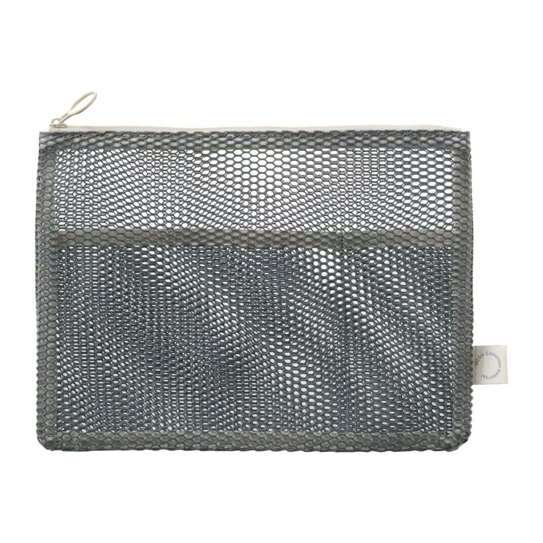 Flat A5 Mesh Pouch - Stone Grey - Mark's Inc.