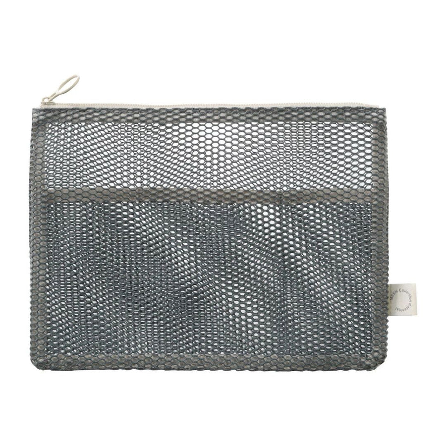 Flat A5 Mesh Pouch - Stone Grey - Mark's Inc.