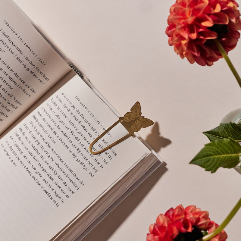 Brass Page Markers-Bookmarks-Designworks Collective-Fleurs