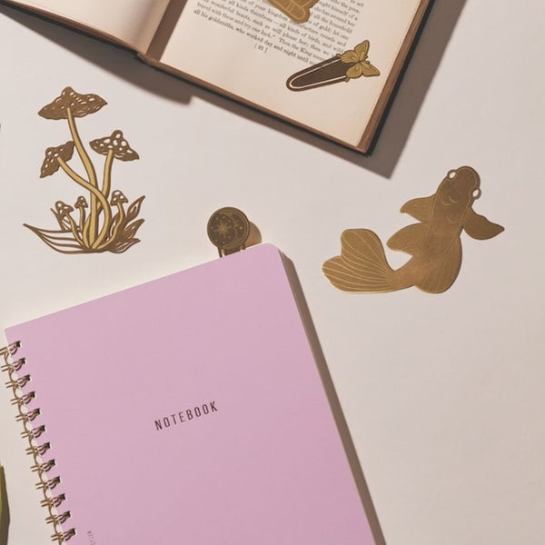 Brass Page Markers-Bookmarks-Designworks Collective-Fleurs