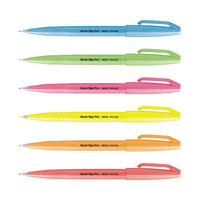 Fluorescent Pentel Brush Sign Pens - Fluorescent Light Green - Under the Rowan Trees