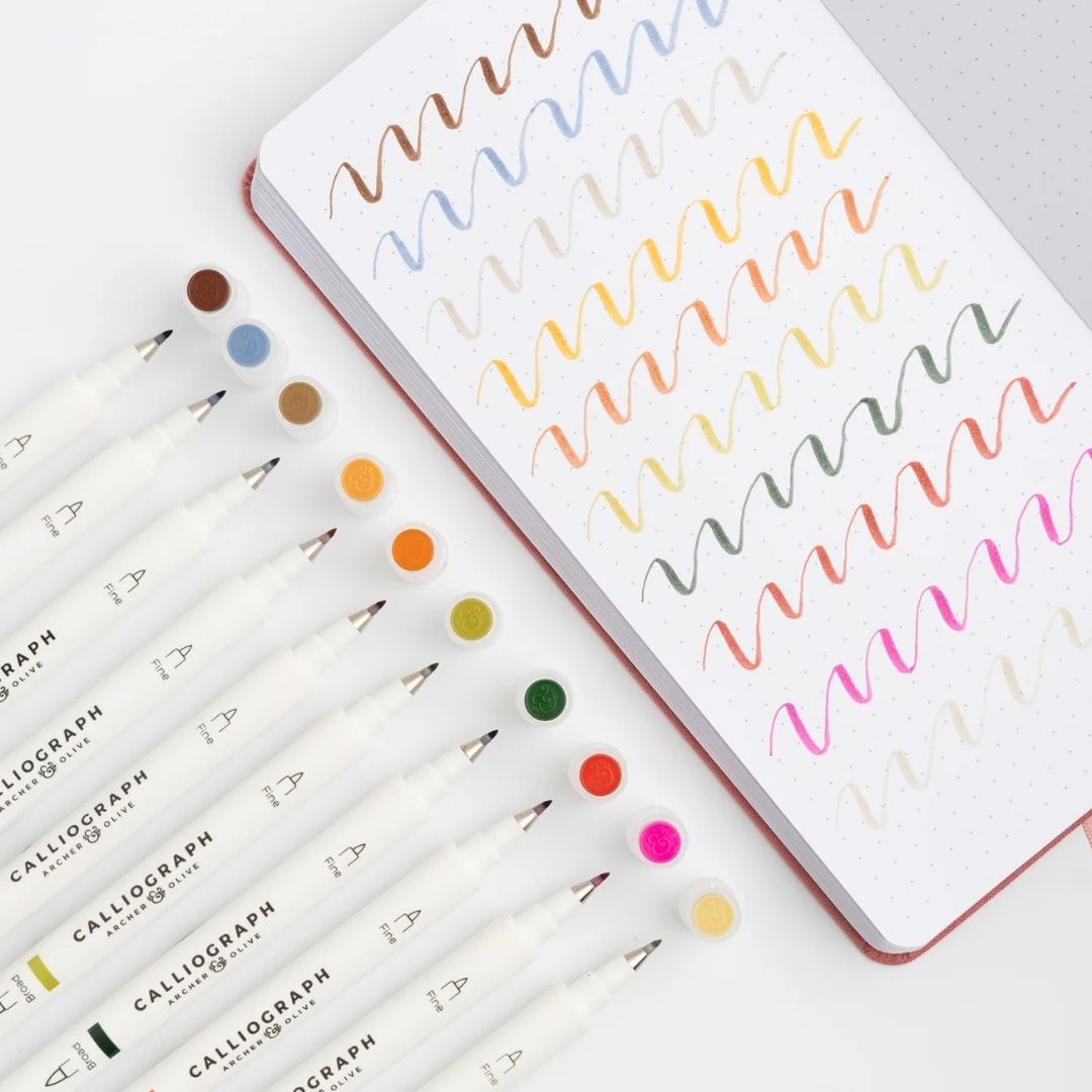 Forest Findings Calliograph Pens - Archer & Olive