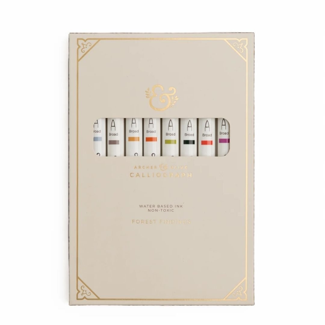 Forest Findings Calliograph Pens - Archer & Olive