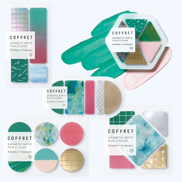 Forest Green Coffret Transparent Stickers-Stickers-King Jim-Bar