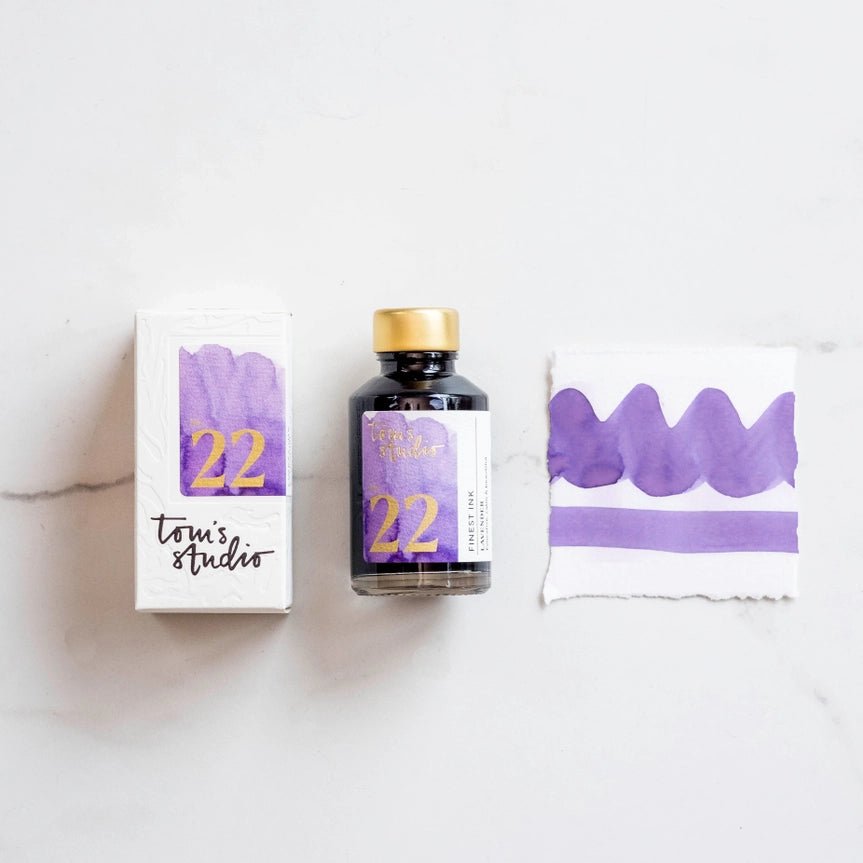 Fountain Pen Ink 50ml - Tom's Studio - Lavender - Tom's Studio