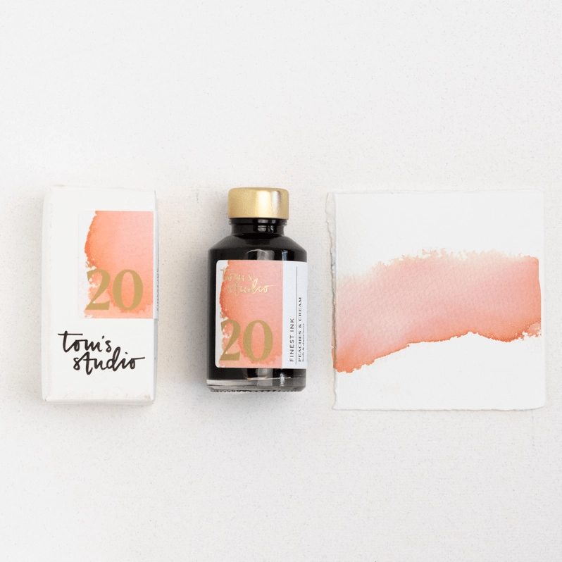 Fountain Pen Ink 50ml - Tom's Studio-Fountain Pen Inks-Tom's Studio-Peaches & Cream