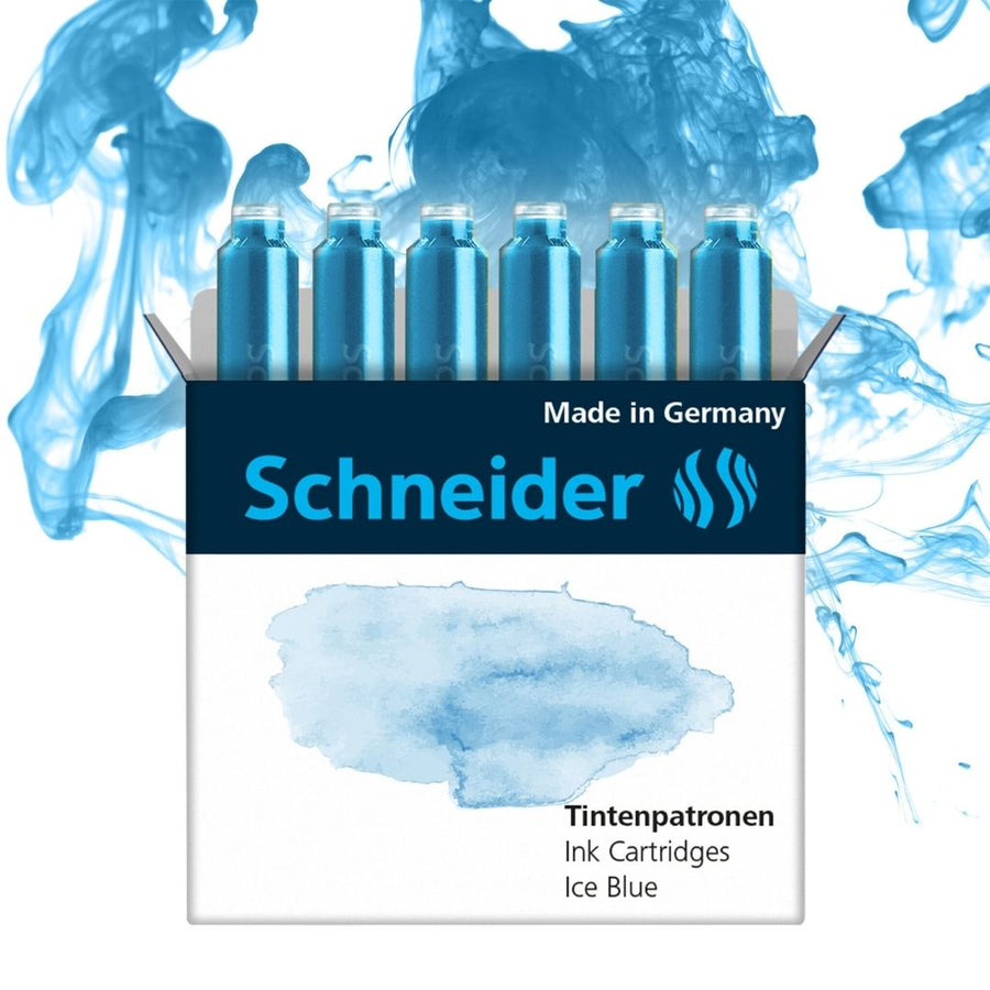 Fountain Pen Ink Cartridges Pastel - Schneider - Ice Blue - Schneider