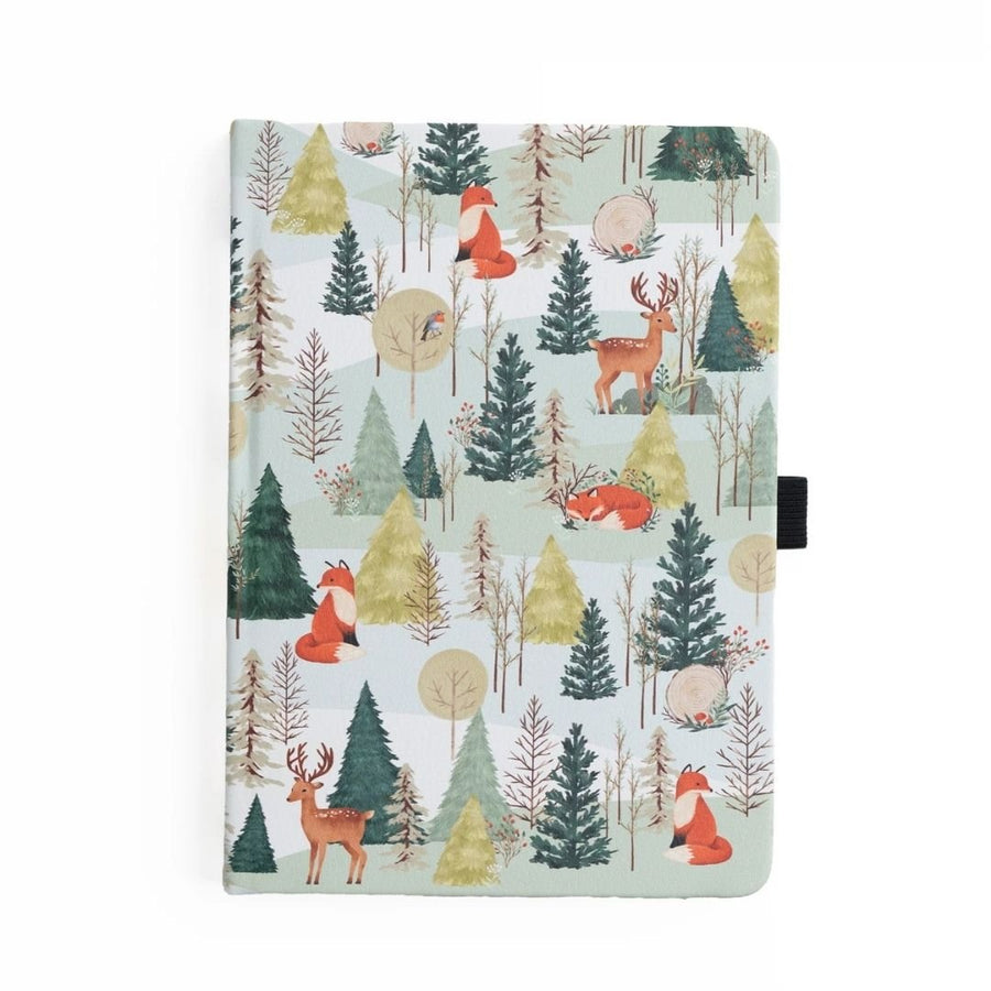 Fox in Winter Woods A5 Dotted Journal - Archer & Olive - Under the Rowan Trees