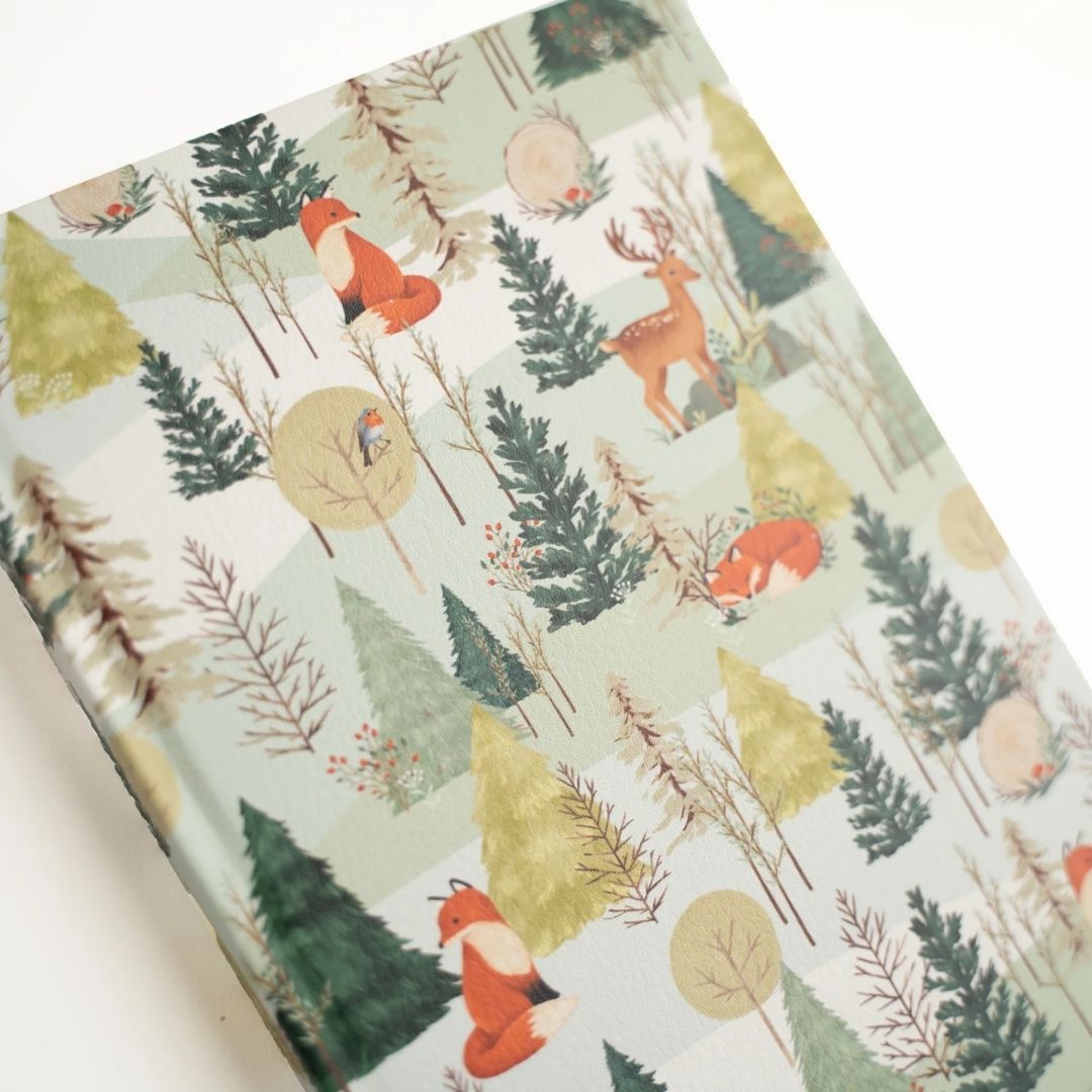 Fox in Winter Woods A5 Dotted Journal - Archer & Olive - Under the Rowan Trees