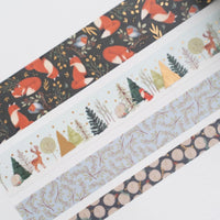 Fox in Winter Woods Washi Tape Set - Archer & Olive - Archer & Olive - Under the Rowan Trees