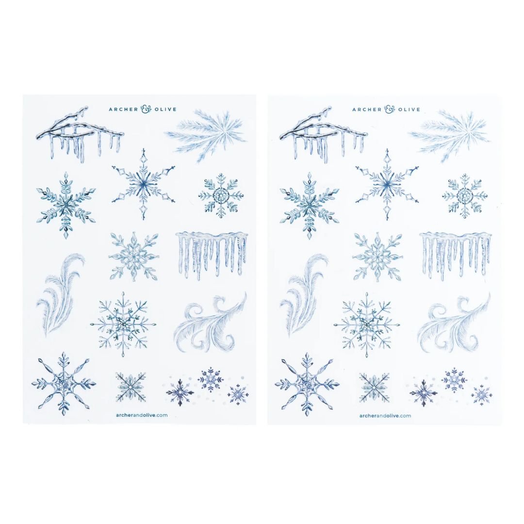 Frosted Storybook Sticker Set - Archer & Olive