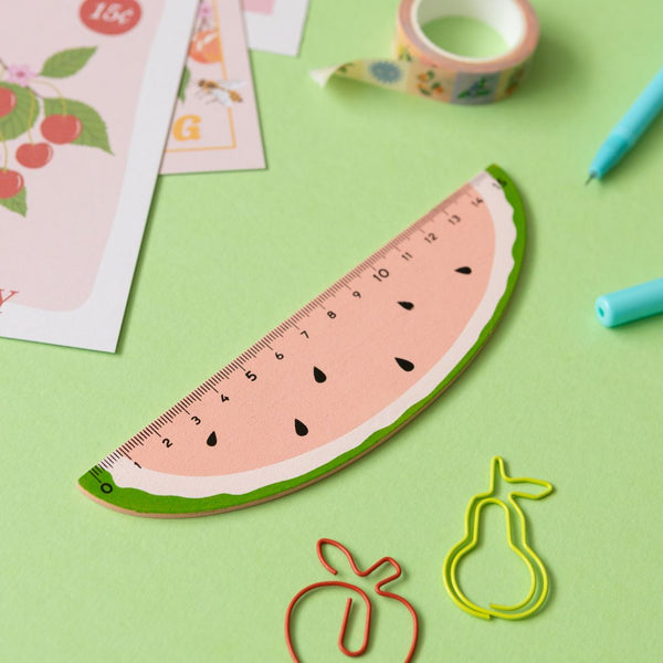 Fruit Wooden Ruler-Rulers-Under the Rowan Trees-Watermelon
